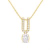 Sif Jakobs Ellisse Carezza Uno CZ Necklace - J02198