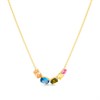 Sif Jakobs Ellisse Clinque Multi Coloured CZ Necklace - J02223