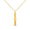 Hot Diamonds Gold Hope 18ct Gold Plated Bar Necklace - J0316