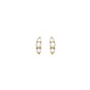 Hot Diamonds 18ct Gold Plated Calm Mother Of Pearl Stud Earrings - J0323