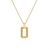 Hot Diamond 18ct Gold Plated Radiant Necklace - J0326
