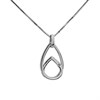 Hot Diamonds DP468 Silver Forever Teardrop Necklace - J0412