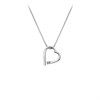 Hot Diamonds DP525 Just Add Love Silver Heart Necklace - J0425