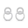 Hot Diamonds Silver Striking Interlocking Earrings - J0463