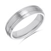 Cobalt Double Line 6mm Band Ring - J1202