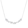 Diamonfire Baguette Zirconia Scatter Necklace N4401 - J3151