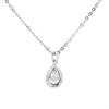 GUESS UBE03391RH Crystal Logo Necklace - J42237