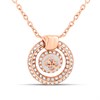 Guess UBN04052RGWH Rose Tone Knot You Necklace - J42287