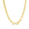GUESS JUBN03274JWYGT/U Gold Tone Infinity Necklace - J42362