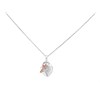 Links Of London Silver Padlock Heart Necklace - J4501
