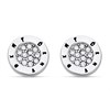 DKNY 60572145-G03 Crystal Disc Stud Earrings - J46135