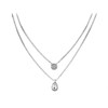 DKNY 60483520-5ZU Double Crystal Necklace - J46139