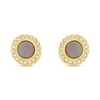 Fossil JF02949791 Rose Tone Mother Of Pearl Stud Earrings - J49387