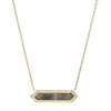 Fossil JF03867710 Gold Tone Stone Set Bar Necklace - J49399