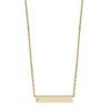 Fossil JOF00820710 Gold Tone Stone Set Bar Necklace - J49411