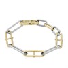 Fossil JF04349998 Stainless Steel Two Tone Link Bracelet - J49437