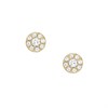 Fossil JF04375710 Stainless Steel Yellow Tone CZ Stud Earrings - J49438