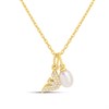 Emporio Armani EG3573221 Rose Tone Logo Necklace - J6916