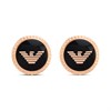 Emporio Armani EGS2534221 Rose Tone Logo Earrings - J6917