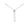 Calvin Klein KJ5QMN040100 Crystal Slider Lariat Necklace - J7263