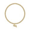 Radley RYJ3288S 18ct Gold Plated Jumping Dog Expander Bracelet - J81156