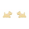 Radley RYJ1336S 18ct Gold Plated Dog Earrings - J81158