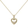 Radley RYJ2506S 18ct Gold Plated Stone Set Open Heart Necklace - J81161