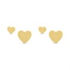 Radley RYJ1234S 18ct Gold Plated Heart Stud Earrings Set - J81168