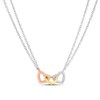 Radley RYJ2575S Gold Plated Silver Tone Rose Tone Triple Heart Necklace - J81171