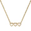 Radley RYJ2520 Silver 18ct Gold Plated Mother Of Pearl Triple Heart Necklace - J81180