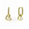 Radley RYJ1688S Gold Tone Heart And Freshwater Pearl Hoop Earrings - J81209