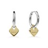 Radley RYJ1575S 18ct Gold Plated And Silver Tone Hoop Heart Earrings - J81932