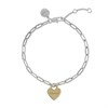 Radley RYJ3523S 18ct Gold Plated And Silver Tone Heart Bracelet - J81935