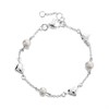 Little Star Silver Freshwater Pearl Children's Bracelet - J83126