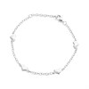 Little Star Silver Heart Children's Bracelet - J83129