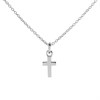 Little Star Silver Cross Children's Necklace - J83158