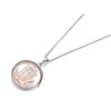 Astra Silver And Rose Gold Plated Birdsong Necklace - J88108