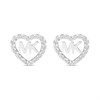Michael Kors MKC1243AN040 Silver Heart Stud Earrings - J94158