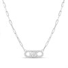 Michael Kors Silver Pavé Empire Pendant MKC1655CZ040 - J94186