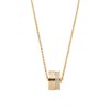 Michael Kors MKJ0181710K Silver Gold Plated Stone Set Necklace - J94197
