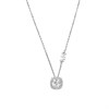 Michael Kors MKC1407AN040 Silver Stone Set Necklace - J94211