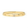 Michael Kors MKC1548AN710 Silver Gold Plated Stone Set Bangle - J94214
