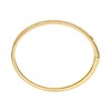 Michael Kors MKC1636AN710 Silver Gold Plated Stone Set Bangle - J94220