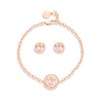 Michael Kors MKJ8263SET Rose Gold Tone CZ Bracelet And Earrings Set - J94221
