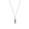 Michael Kors MKC1729CZ040 Silver Cubic Zirconia Necklace - J94222