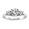 Blossom 9ct White Gold 1 Carat Lab Grown Diamond Trilogy Ring - L40001