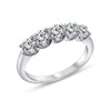 Blossom 9ct White Gold Lab Grown Diamond Five Stone Ring - 3/4ct - L40013