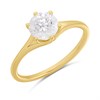 9ct Gold Six-Claw Set Solitaire Lab Grown Diamond Ring, 1ct - L40032