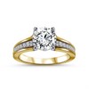 9ct Gold Lab Grown Diamond Fancy Singlestone Ring, 2.18cts - L40036