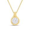 Blossom 9ct Gold Lab Grown Diamond Necklace - 1/2ct - L40084